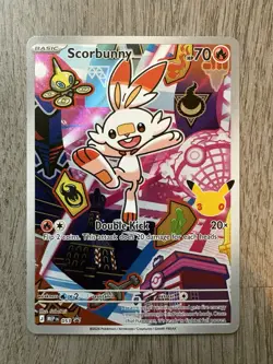 Series 2 First Partner Illustration Galar Grookey 052, Scorbunny 053, Sobble 054 - Image 5