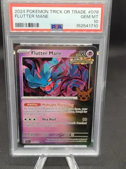 2024 POKEMON TRICK OR TRADE #078 FLUTTER MANE PSA 10 - Image 1