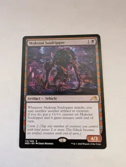 Mukotai Soulripper Kamigawa: Neon Dynasty Regular MTG NM - Image 1