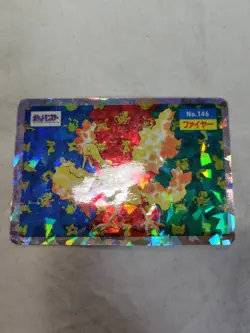 Moltres No.146 Nintendo Top sun Sticker Seal Prism Japanese Pokemon 9967 - Image 1
