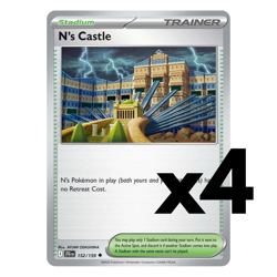 4x N's Castle - 152/159 - SV09: Journey Together Pokemon Playset - Image 1