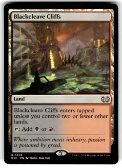 Blackcleave Cliffs Commander: Duskmourn: House of Horror Regular MTG - Image 1