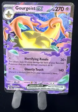 Gourgeist ex 041/086 Double Rare ME04: Chaos Rising Pokemon Near Mint - Image 1