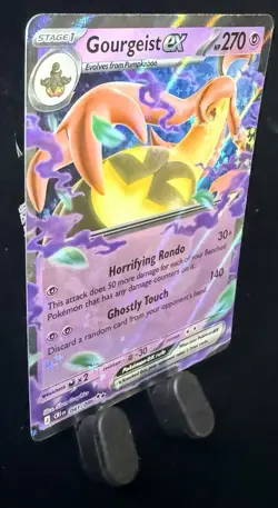 Gourgeist ex 041/086 Double Rare ME04: Chaos Rising Pokemon Near Mint - Image 2