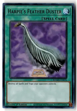 Harpie's Feather Duster MAMA-EN076 Ultra Rare Magnificent Mavens Yu-Gi-Oh LP - Image 1