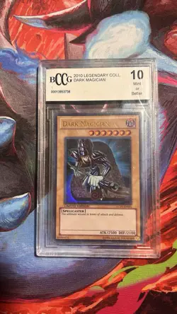 Yu-Gi-Oh! Dark Magician LC01-EN005 Legendary Collection 1 BCCG 10 Ltd Ed UR Holo - Image 1