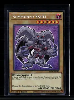 Yu-Gi-Oh! Summoned Skull Battles of Legend Glorious Gallery SR BLGG-EN001 1st Ed - Image 1