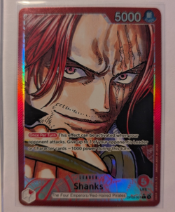 Shanks (Parallel) OP09-001 LEADER One Piece TCG Emperors in the New World - Image 1