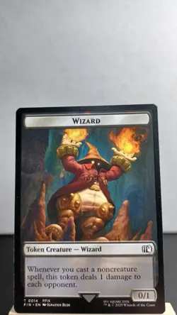 Hero // Wizard Non-Foil Token Common [NM] - MTG FIN - Image 2