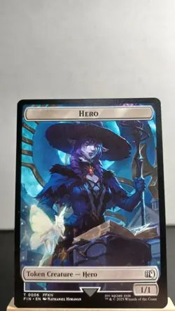 Hero // Horror Non-Foil Token Common [NM] - MTG FIN - Image 1