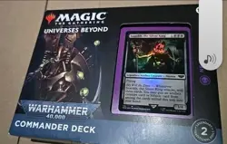 Magic the Gathering Warhammer 40,000 Commander Deck - Necron Dynasties - Image 1