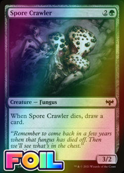 x1 Spore Crawler VOW MTG 222/277 FOIL COMMON M/NM 1x - Image 1