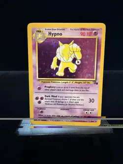 Wizards of the Coast Pokemon TCG Fossil Hypno 8/62 Holo Rare Unlimited 90 HP - Image 1