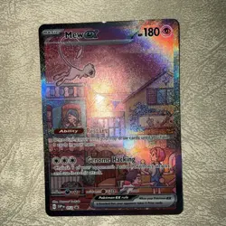 Pokemon Scarlet & Violet 151 Mew EX Black Star Promo #053 Ultra-Premium NM 2023 - Image 1