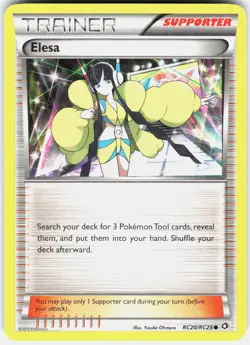 Elesa RC20/RC25 Common Legendary Treasures: Radiant Collection Pokemon Holo NM/M - Image 1