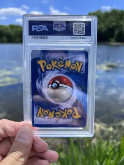 Shining Magikarp Double Holo Error PSA 2 POP 25 SWIRL Neo Revelation Pokemon - Image 5