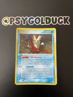 Delibird 21/109 Reverse Holo EX Team Rocket Returns Pokemon Card - Played E13 - Image 1