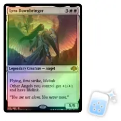 FOIL LYRA DAWNBRINGER Dominaria Remastered Magic MTG MINT CARD - Image 1