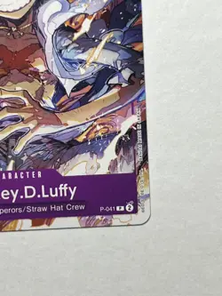 Monkey.D.Luffy P-041 One Piece TCG Card Game English Purple Promo (041) - Image 5