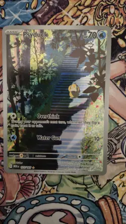 Psyduck 175/165 Pokemon TCG SV 151 Illustration Rare IR Near Mint Pokemon Card - Image 3