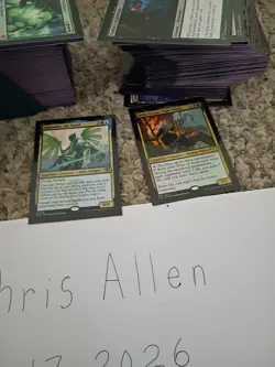 magic card commander THREE deck set LOT- HEAVILY modified pre-cons w/boxes/sleev - Image 3