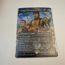 Wakka, Devoted Guardian Borderless (Chocobo Track Foil) Commander: Final Fantasy - Image 2