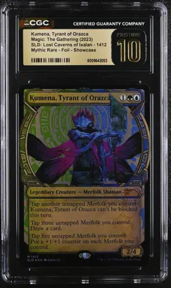 KUMENA, TYRANT OF ORAZCA Secret Lair Foil CGC Pristine 10 MTG - Image 1