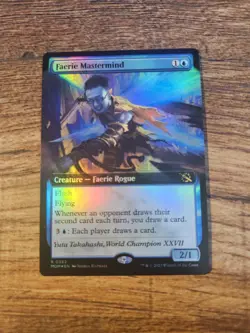 Faerie Mastermind (Extended Art) March of the Machine Foil MTG - Image 1