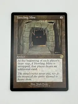 1x MTG Howling Mine *RETRO* Brothers' War Rare Artifact! NM Mint! BB - Image 1