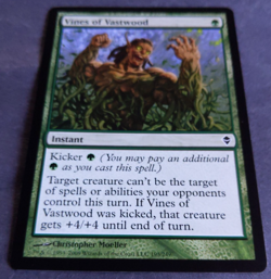 MTG Vines of Vastwood x4 Playset | Zendikar | NM | Green Instant x4 | Pauper | - Image 3