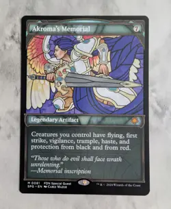 Akroma's Memorial (Showcase) Mythic | MTG SPG Special Guest FDN | Artifact | NM - Image 1