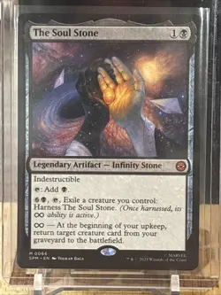 The Soul Stone Marvel's Spider - Man Magic The Gathering 0066 Mythic Non Foil - Image 1