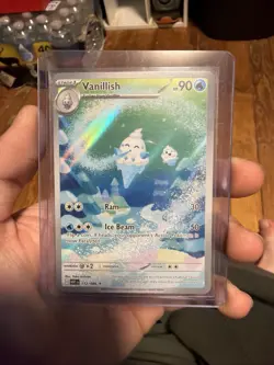 Pokemon TCG Vanillish Illustration Rare White Flare 112/086 - Image 1