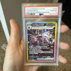 2024 POKEMON SSP EN-SURGING SPARKS SPECIAL ILLUSTRATION RARE HYDREIGON EX PSA 10 - Image 1
