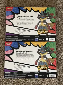 Pokemon TCG Mega Evolution: Ascended Heroes Mega Lucario ex Poster Kit Promo - Image 2