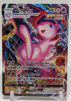 MEW VMAX Alternate SECRET 269/264 POKEMON Sword & Shield Fusion Strike HOLO 🔥 - Image 1