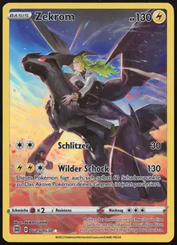 Pokemon Zekrom Trainer Gallery Rare Strahlende Sterne TG05/TG30 NM DE - Image 1