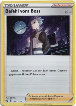 Pokemon Befehl vom Boss Cosmos Holo Strahlende Sterne 132/172 NM Deutsch - Image 1
