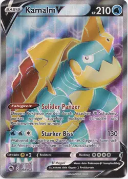 Pokemon Kamalm V Full Art Weg des Champs 069/73 Near Mint Deutsch - Image 1