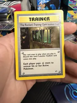 Pokemon TCG The Rocket's Training Gym Gym Heroes 104/132 Rare Unlimited (Mp) - Image 1