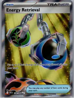 Energy Retrieval 108/086 Ultra Rare Chaos Rising Pokemon Near Mint - Image 1