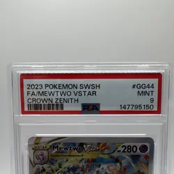 PSA 9 - 2023 POKEMON SWORD AND SHIELD CROWN ZENITH GG44 FULL ART/MEWTWO VSTAR - Image 4