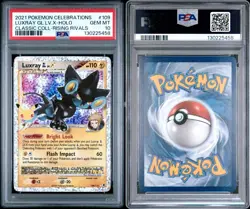 PSA 10 GEM MINT Luxray GL LV.X 109/111 Celebrations Classic Coll. Holo Pokemon - Image 3