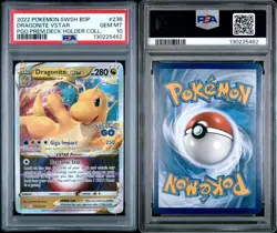 PSA 10 GEM MINT Dragonite VSTAR SWSH236 Black Star Promos GO Stamped Pokemon TCG - Image 3