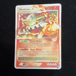 Pokemon Heatran LV.X Holo Ultra Rare 97/100 Stormfront EN 120 HP Level Up - Image 2