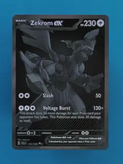 Zekrom ex - Black Bolt 172/086 - Near Mint - Pokemon TCG - Image 1