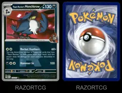 TEAM ROCKET'S HONCHKROW (TEAM ROCKET) 127/217 R ASCENDED HEROES POKEMON NM/M - Image 4