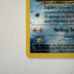 Pokemon Marill 11/18 Southern Islands Reverse Holo Promo 40 HP English 2001 - Image 4