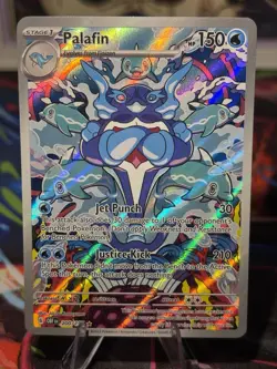 Pokemon 2023 SV Obsidian Flames Palafin 200/197 Illustration Rare Near Mint - Image 1
