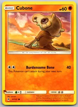 Cubone 57 C Forbidden Light Pokemon NM/M - Image 1